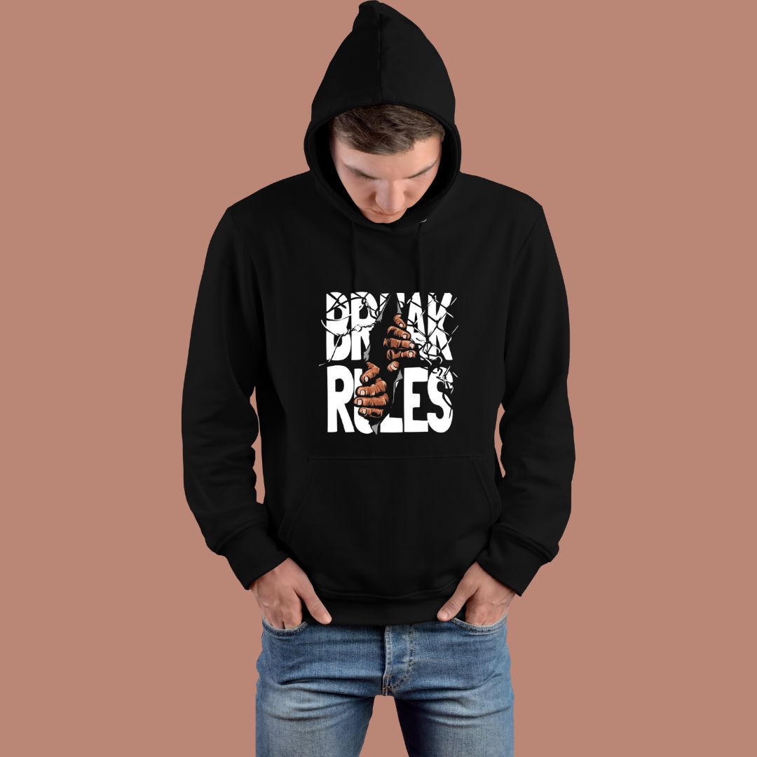 BREAK RULES UNISEX HOODIE