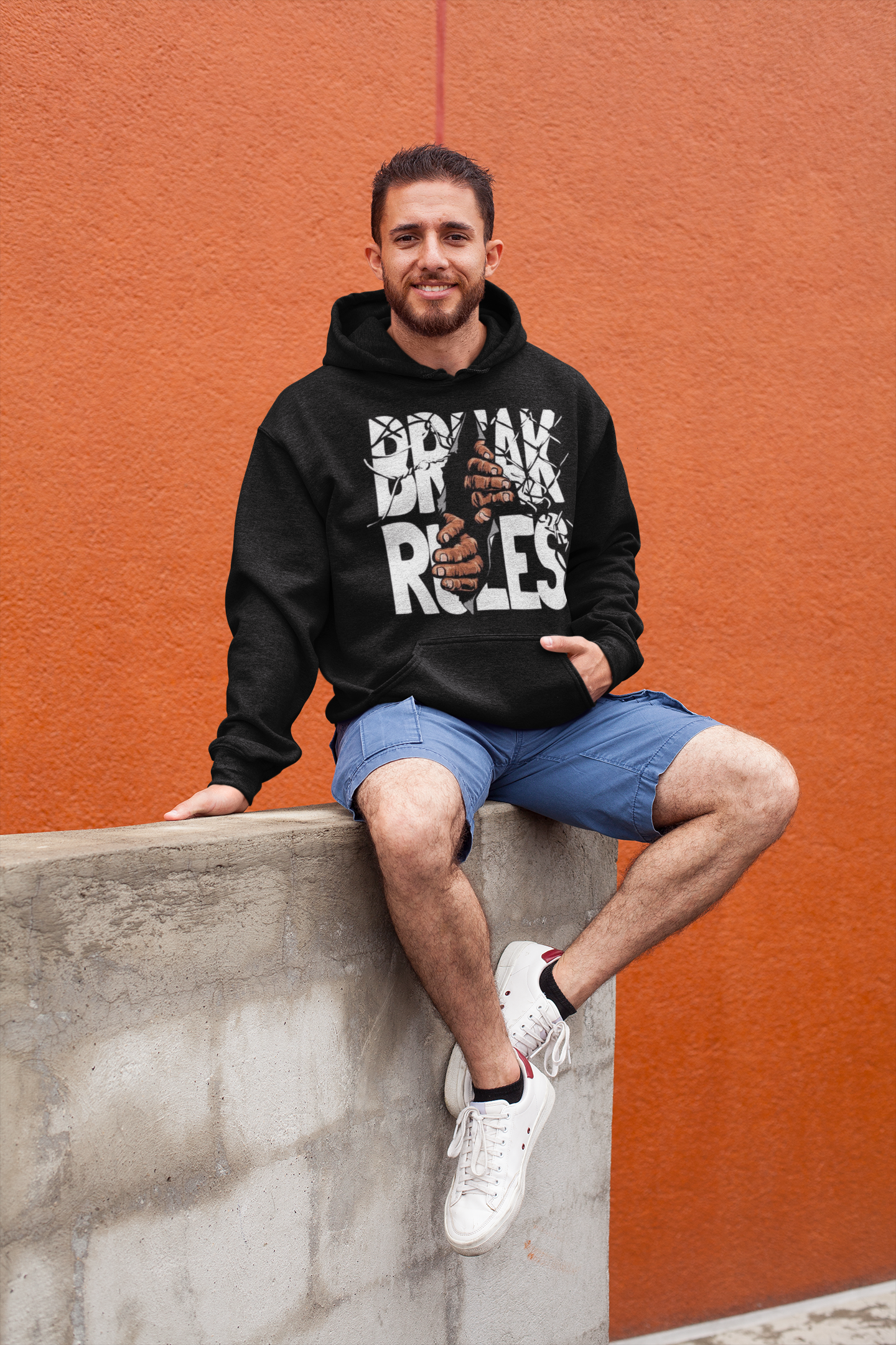 BREAK RULES UNISEX HOODIE