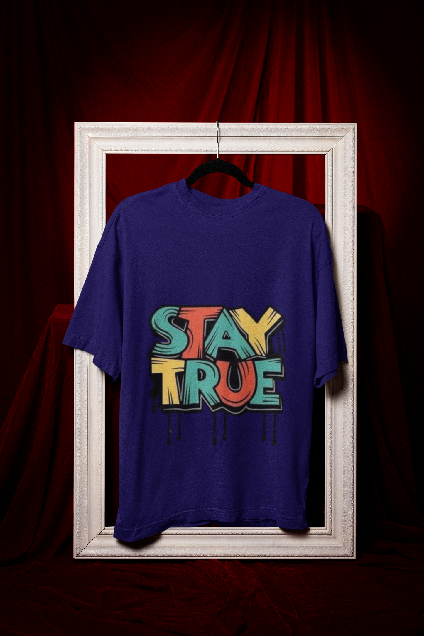 Stay true oversized unisex tshirt